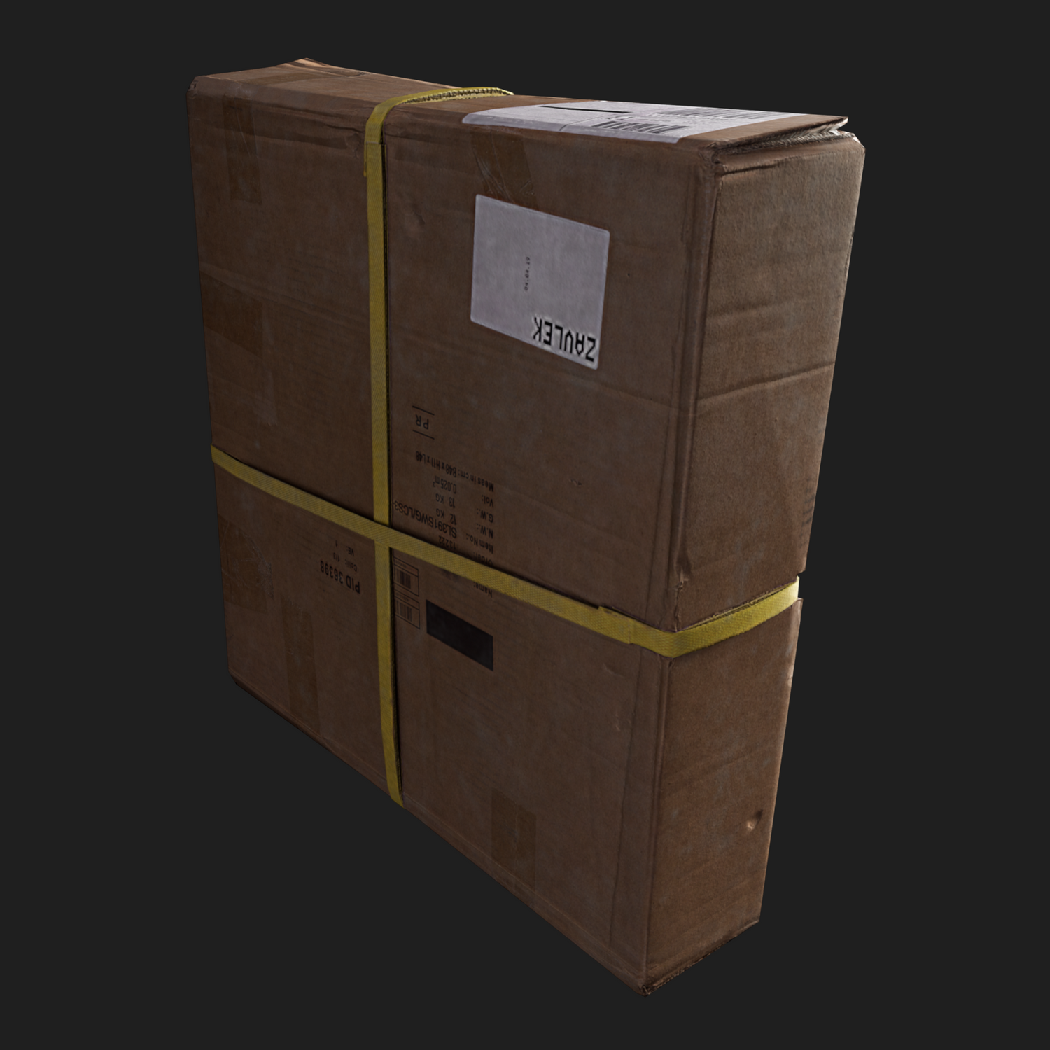 3D Props: Cardboard Box