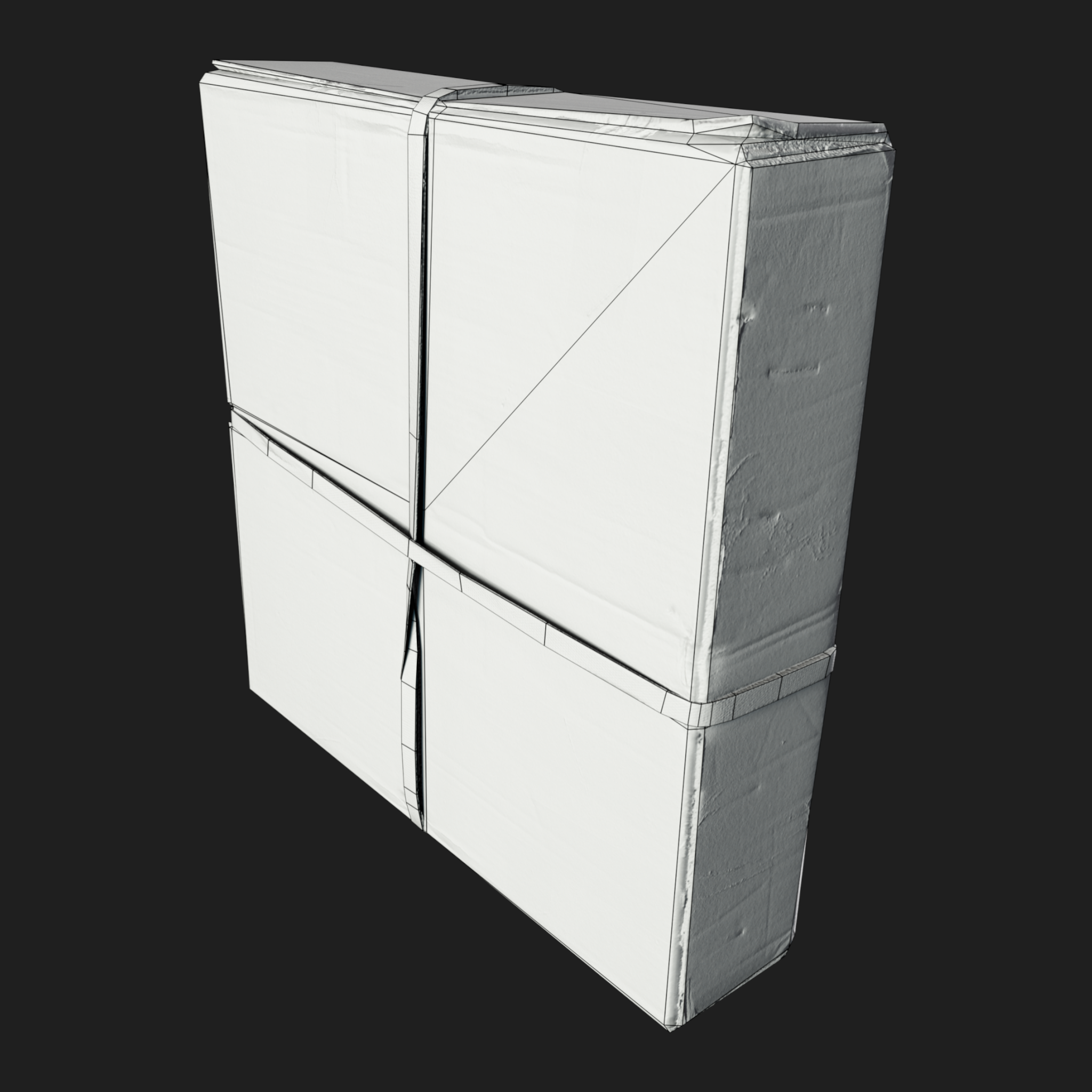 3D Props: Cardboard Box