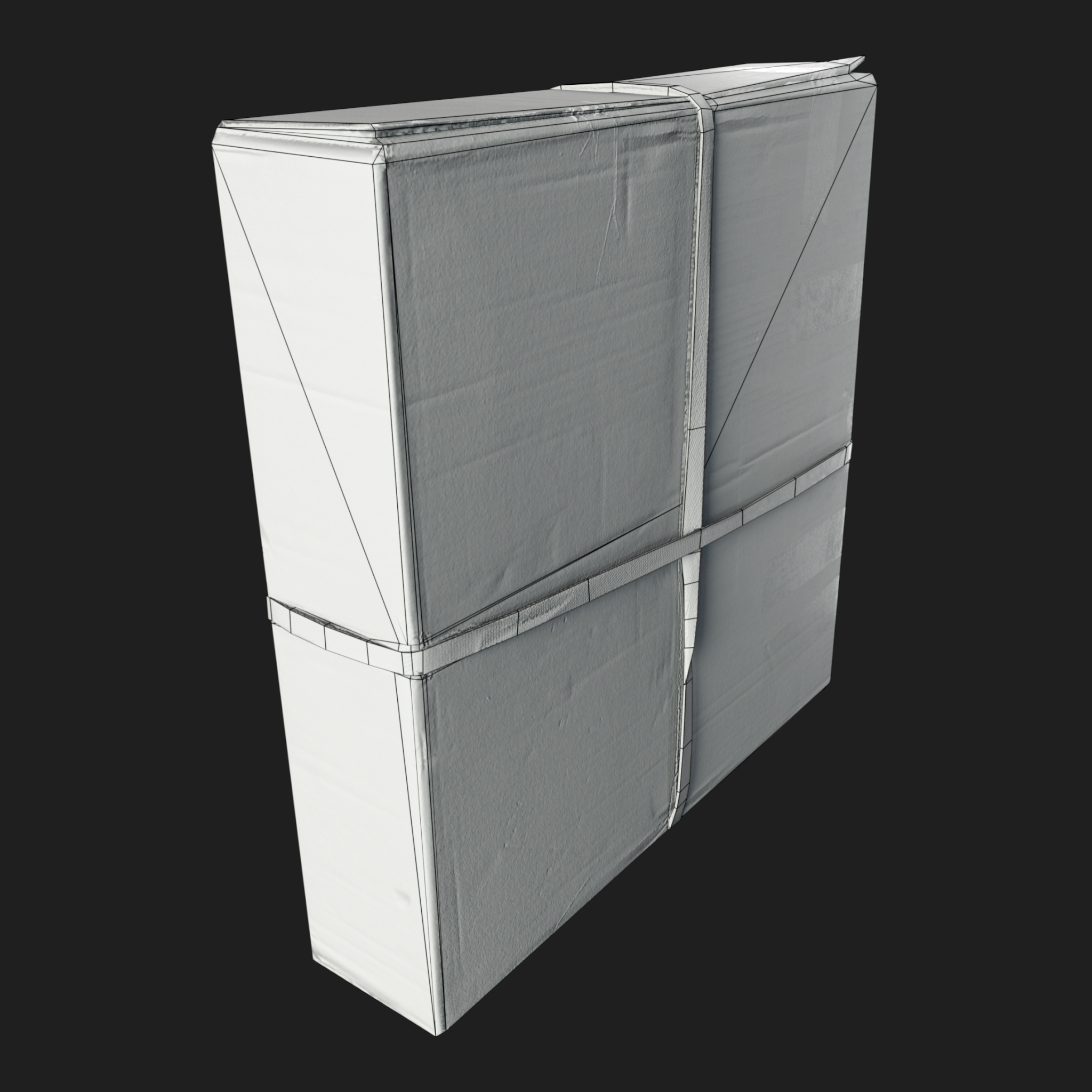 3D Props: Cardboard Box