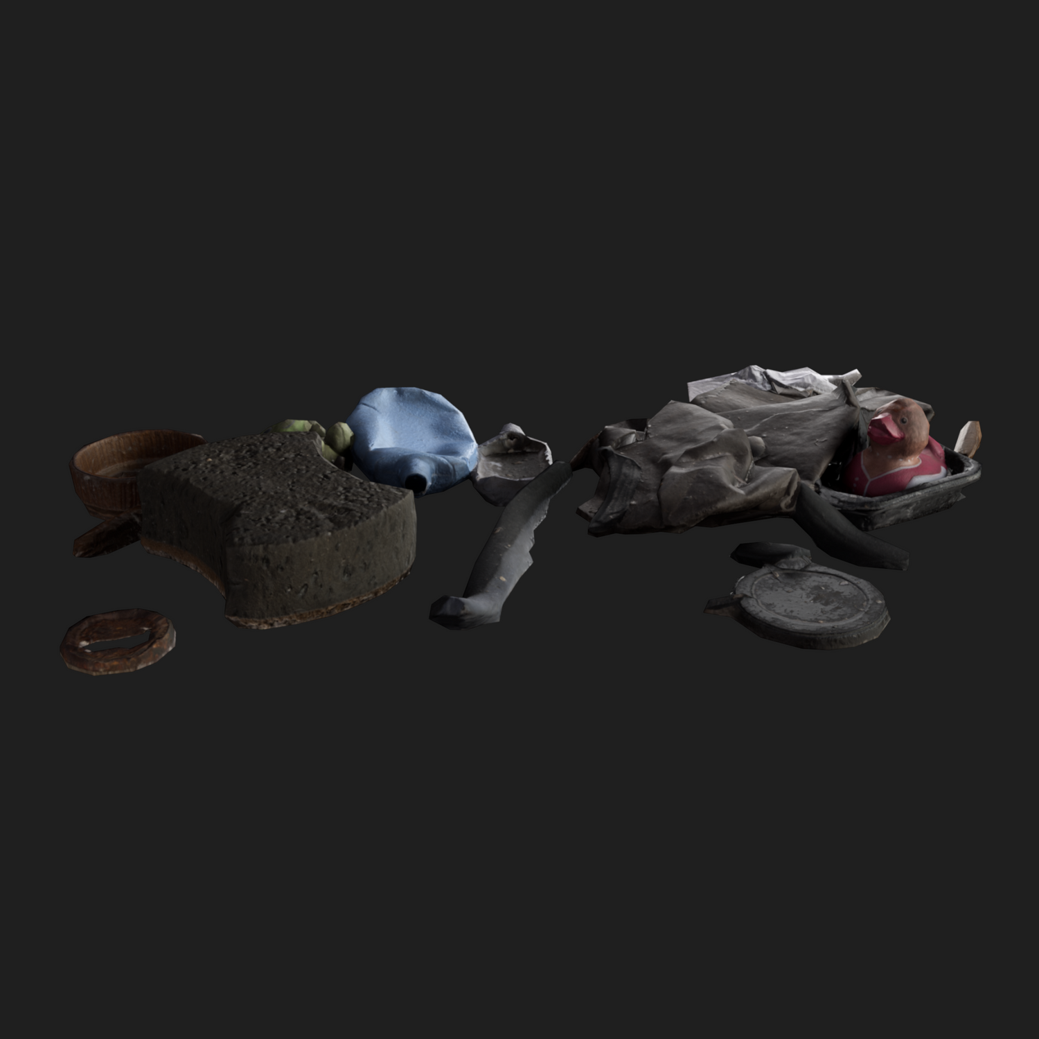 3D Props: Rubbish Floor Mix1