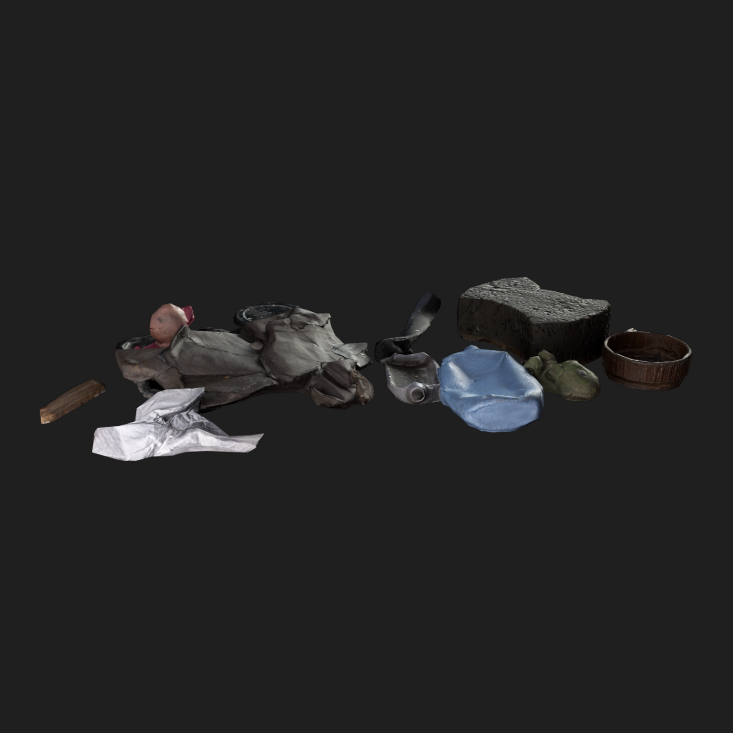 3D Props: Rubbish Floor Mix1