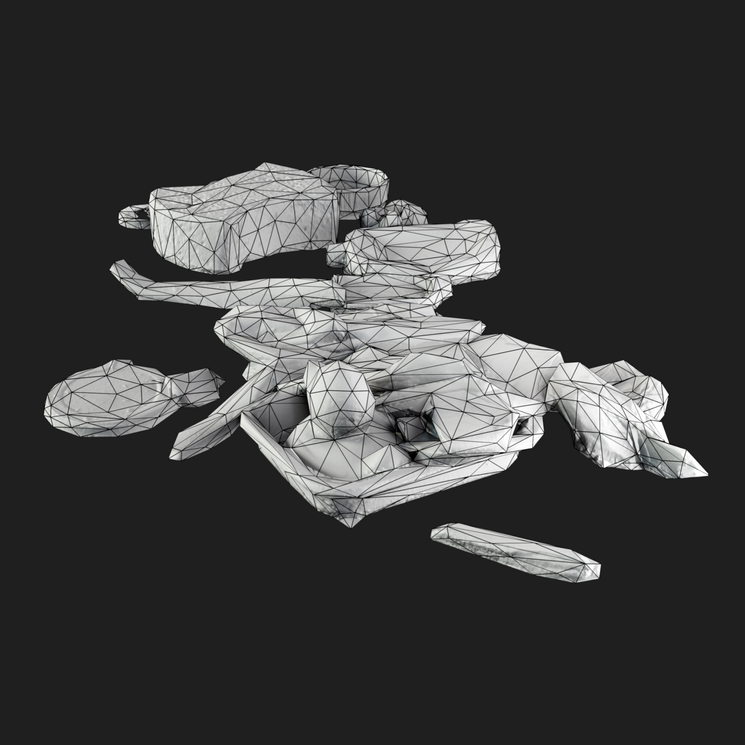 3D Props: Rubbish Floor Mix1