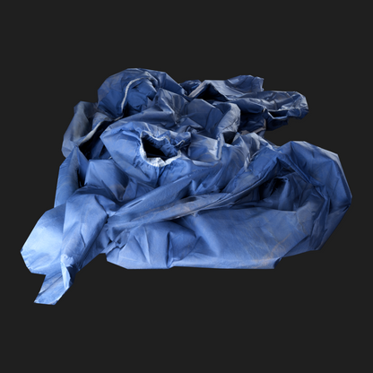 3D Props: Blue Wrinkled Medical Protective Suite