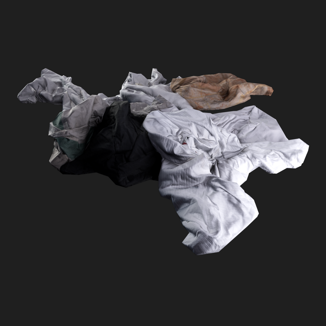 3D Model of Pile of Clothes