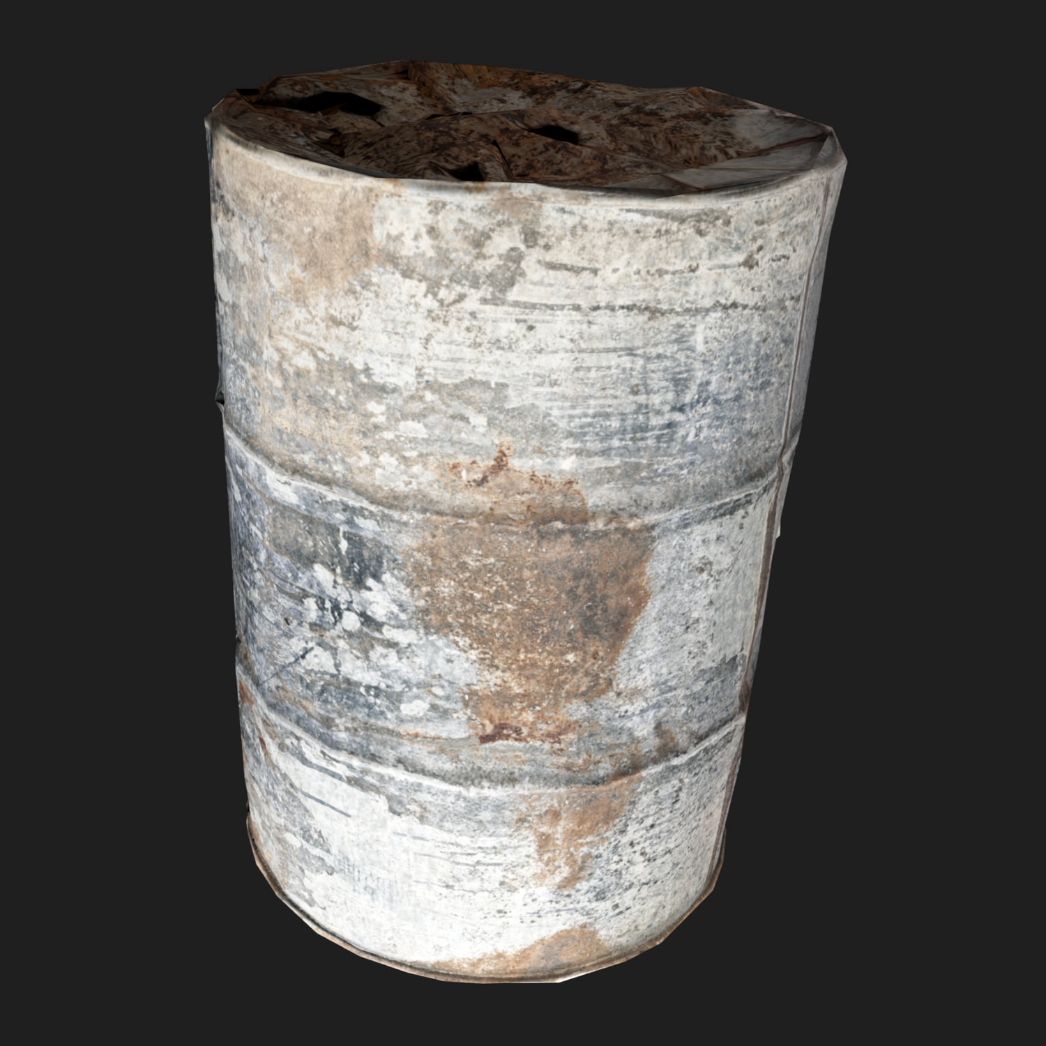 3D Props: Barrel Rusty