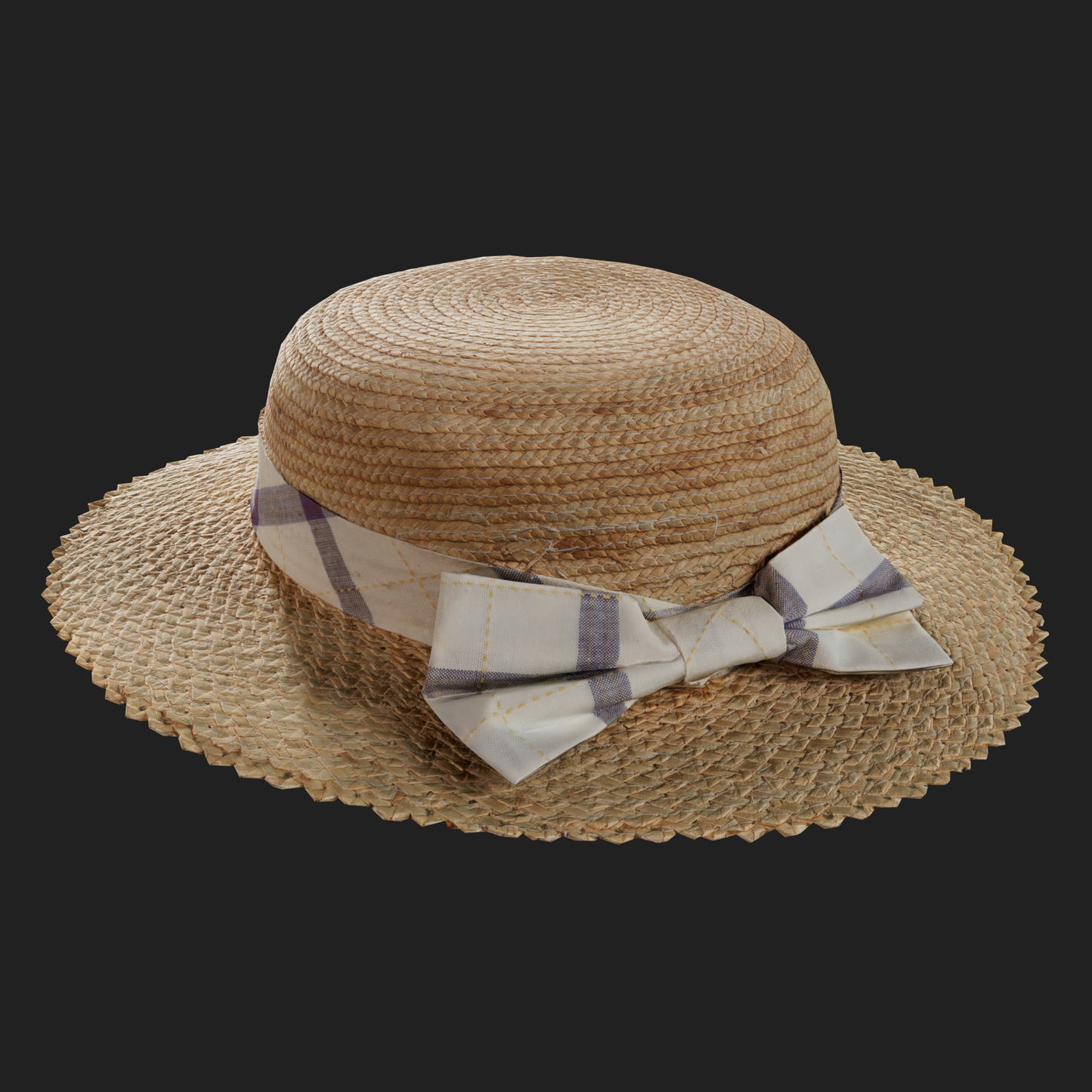 Women's Victorian Straw Hat