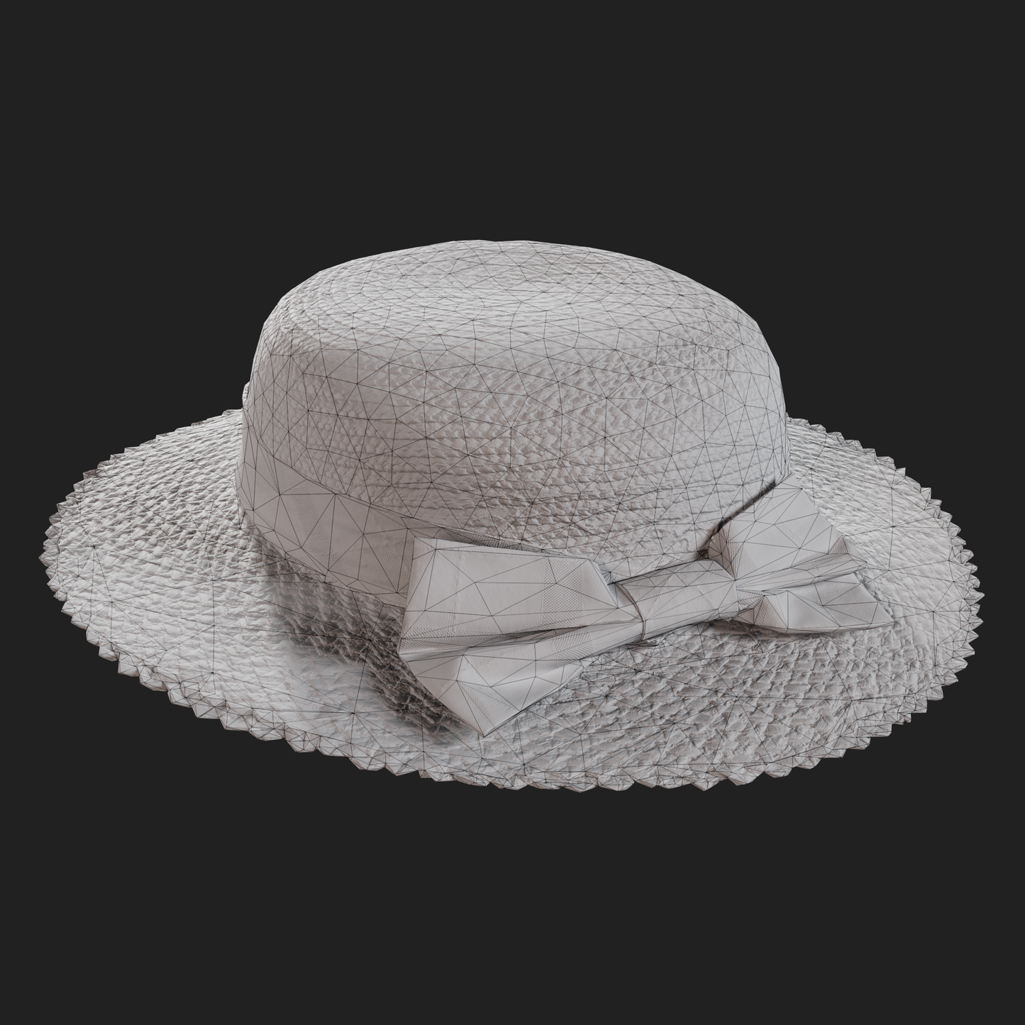 Women's Victorian Straw Hat