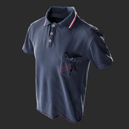 3D Model Mens Polo Shirt front left