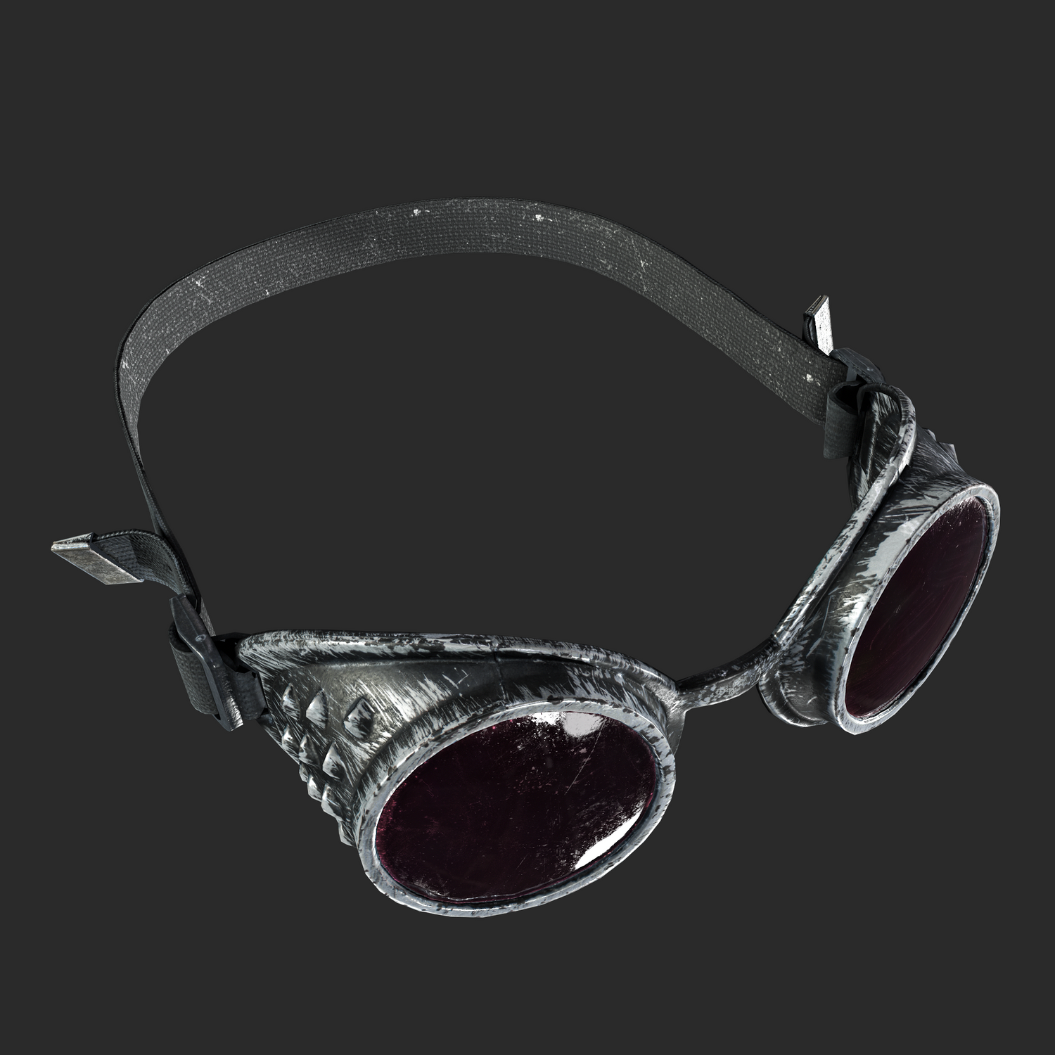 3D Steampunk Goggles Model