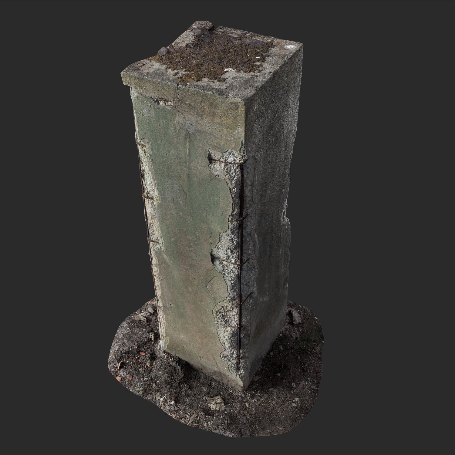 3D Concrete Pillar