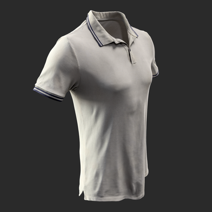 3D Model Mens Polo Shirt front right