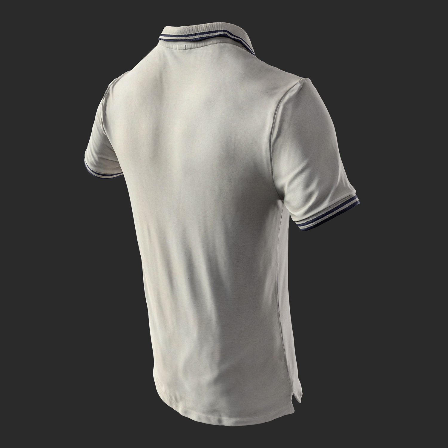 3D Model Mens Polo Shirt back right