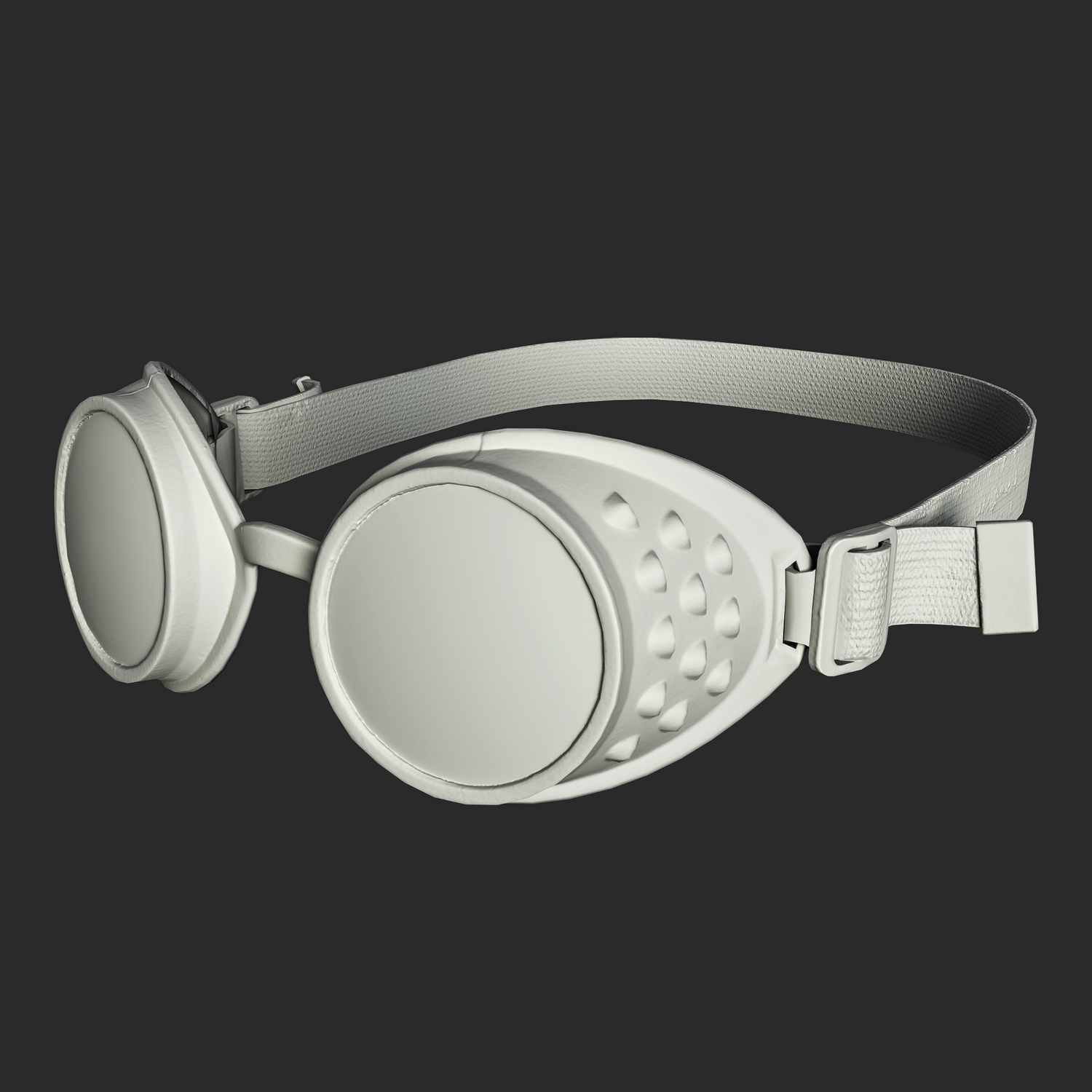goggles 3d model Steampunk Goggles 3D Model - Game Asset FBX