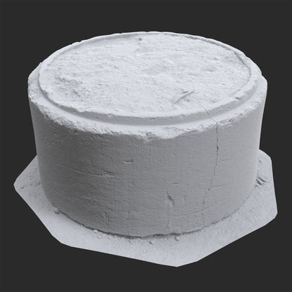 3D Concrete Circle Well