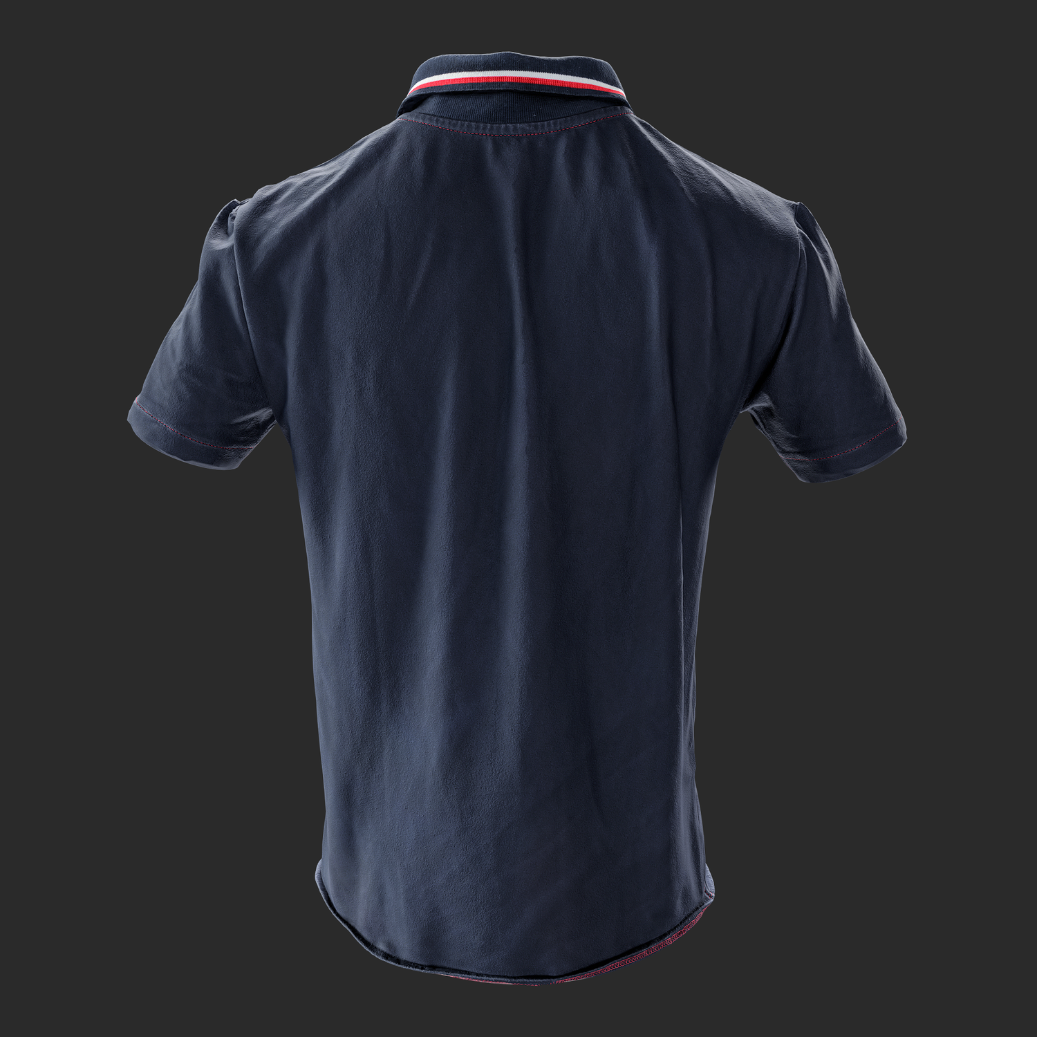 3D Model Mens Polo Shirt back