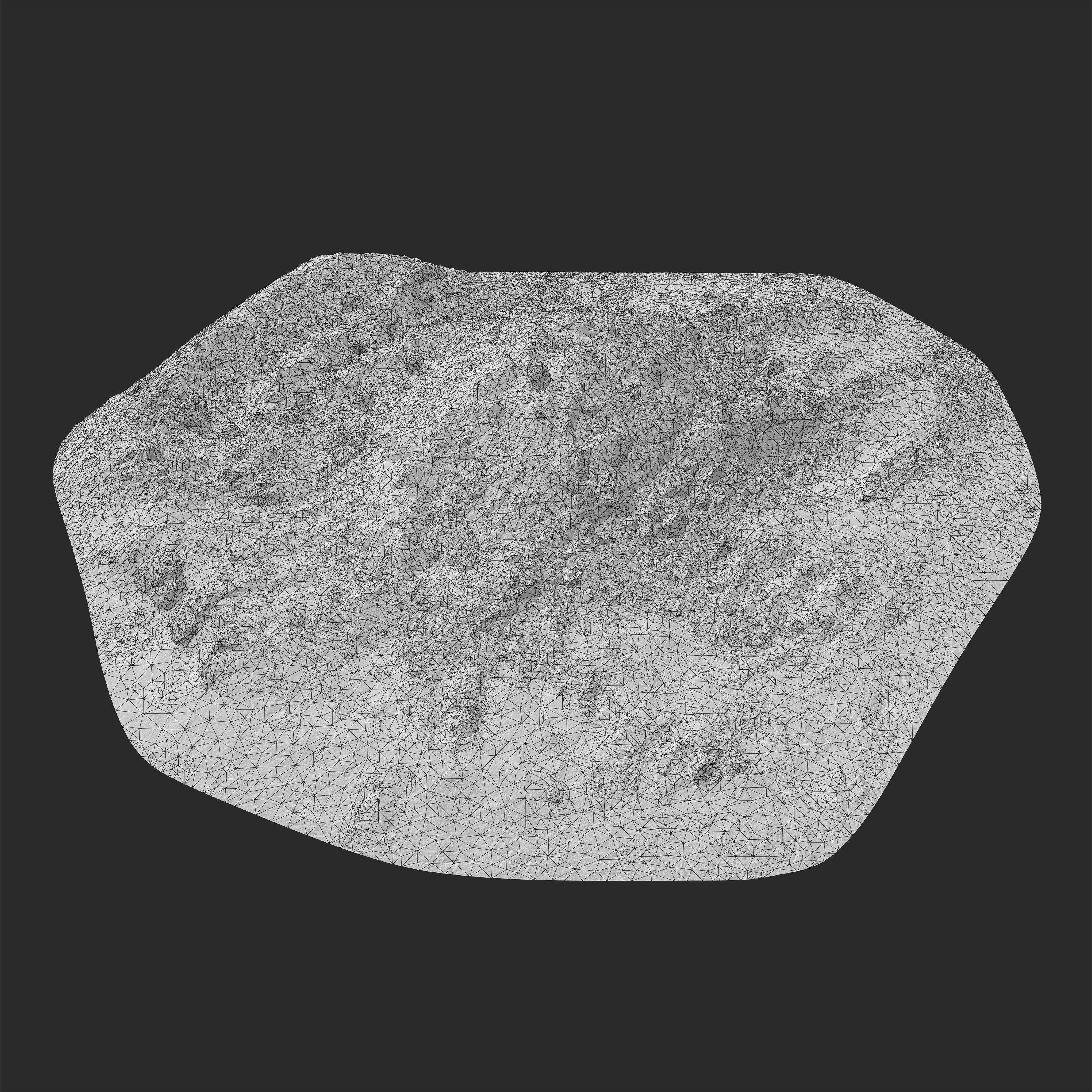 3D Mound of Soil and Dirt