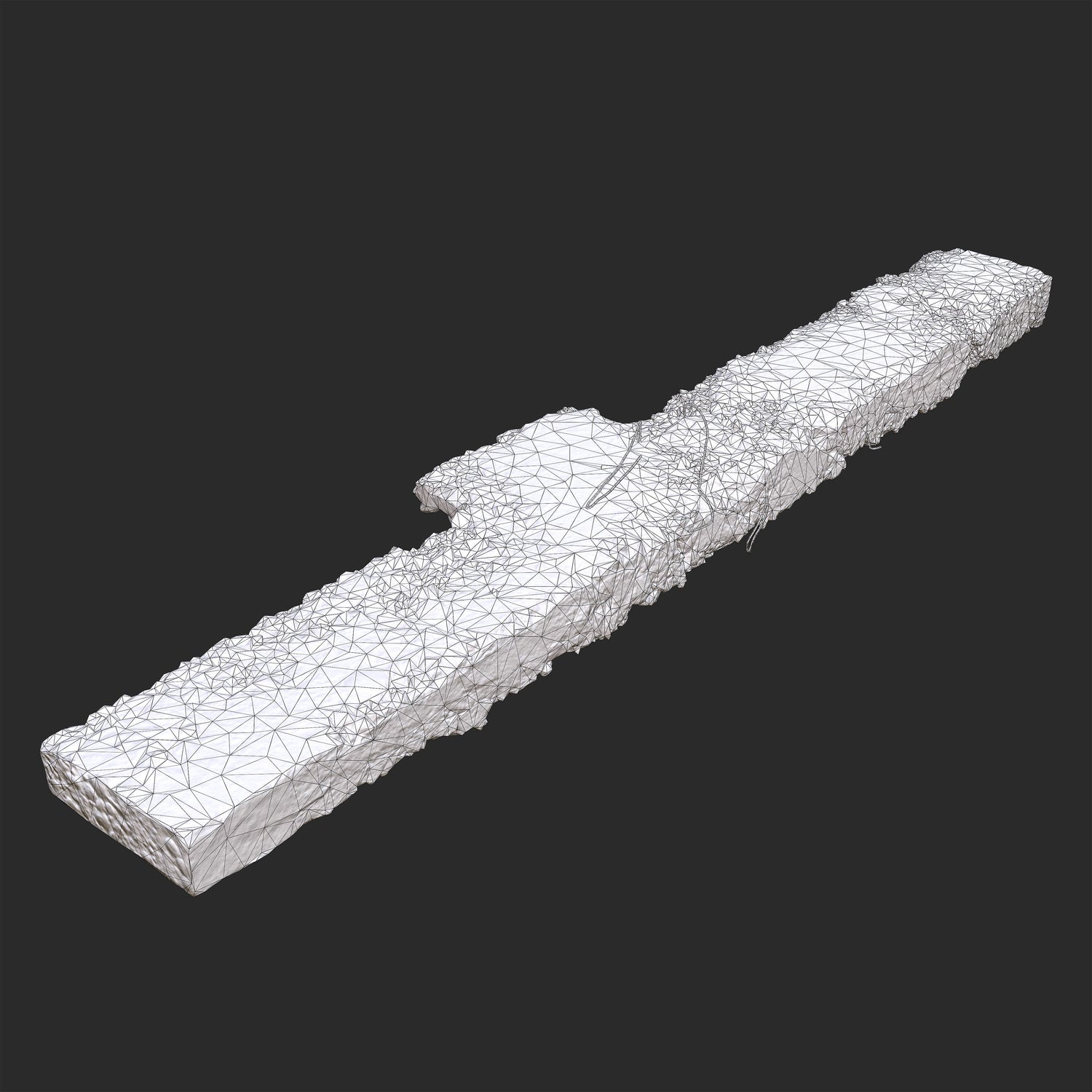 3D Broken Concrete Beam