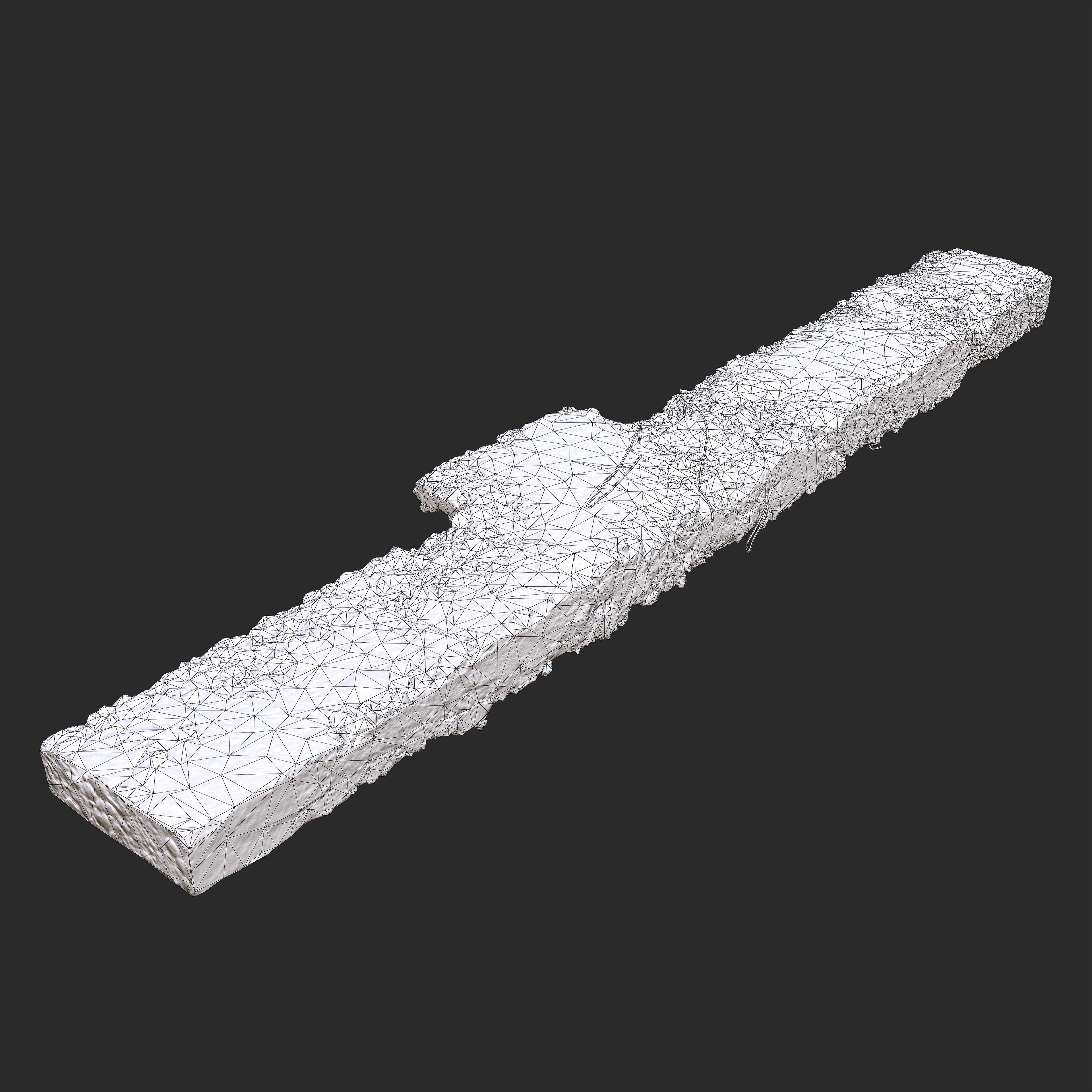 3D Broken Concrete Beam