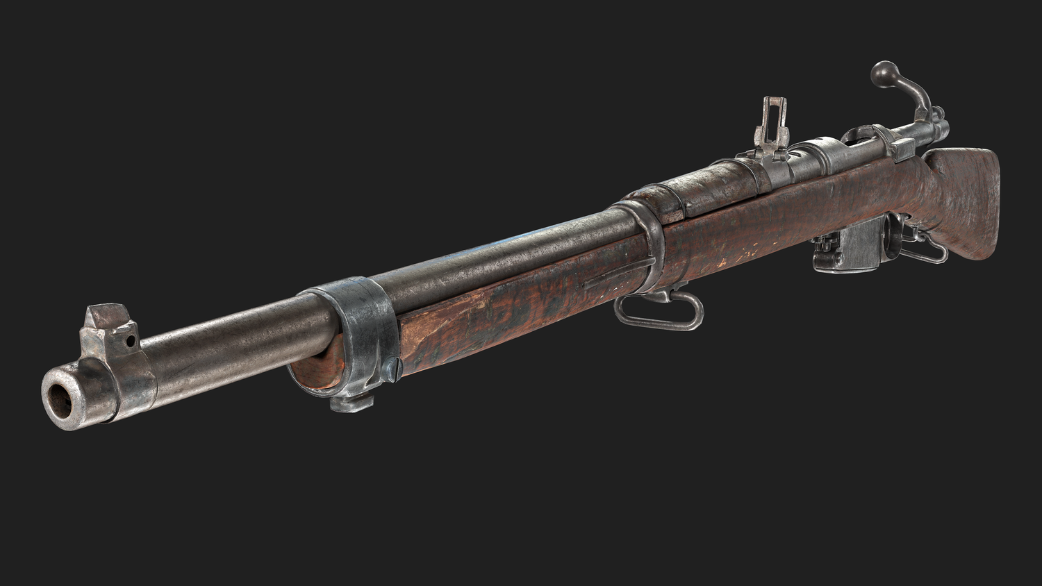 3D Mauser Rifle 1894