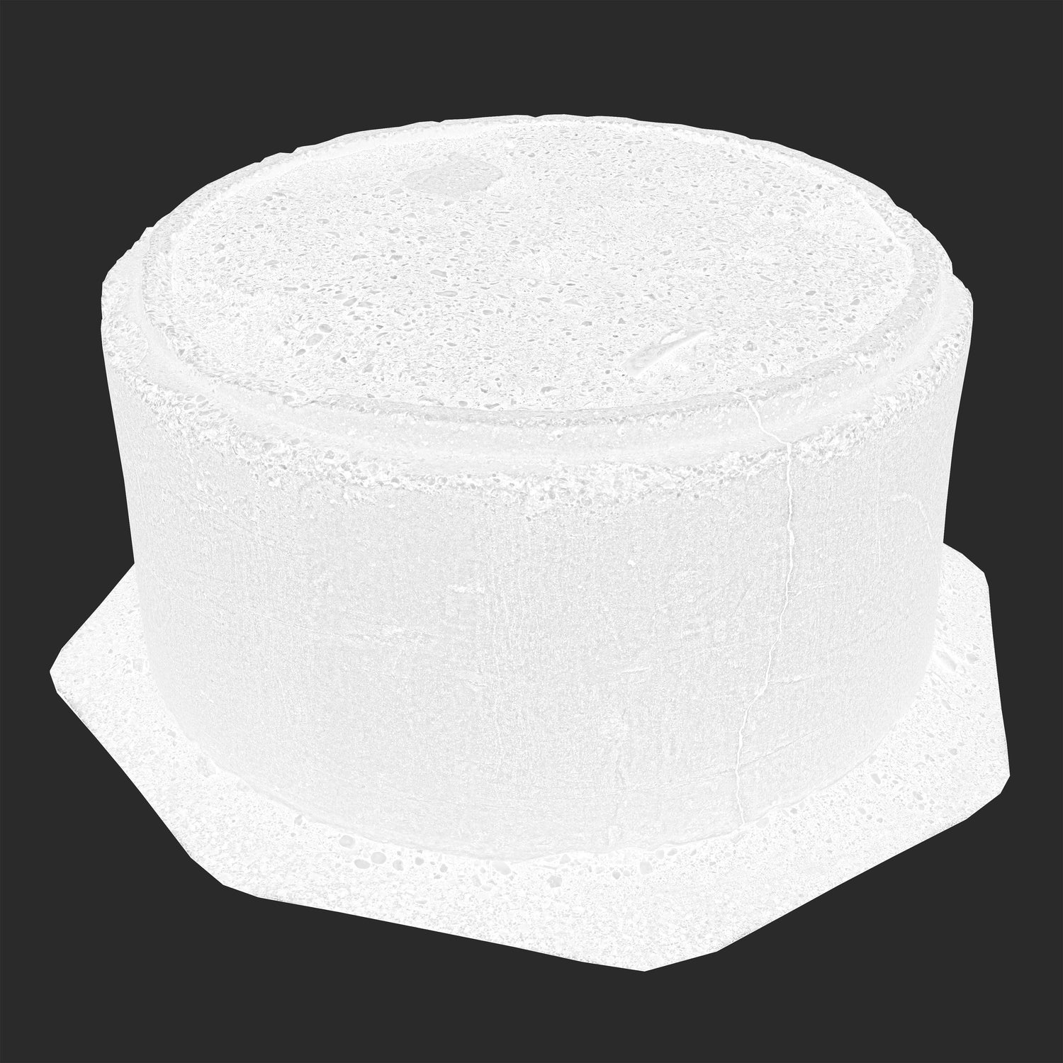 3D Concrete Circle Well