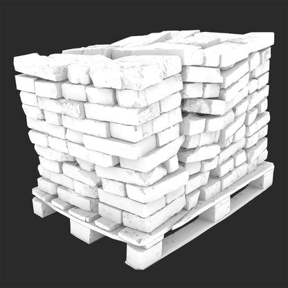 3D Stack of Aged Bricks