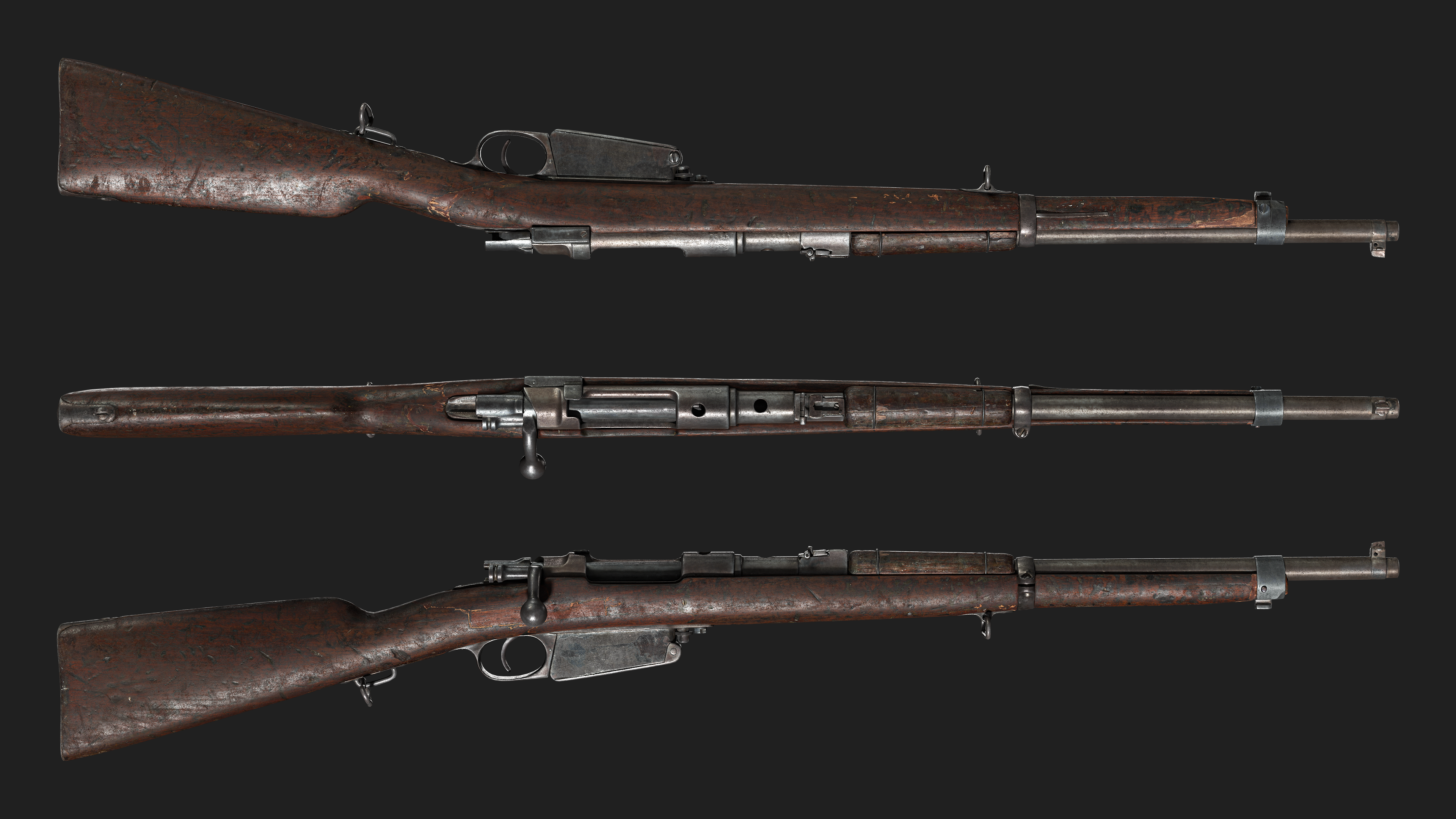 3D Mauser Rifle 1894