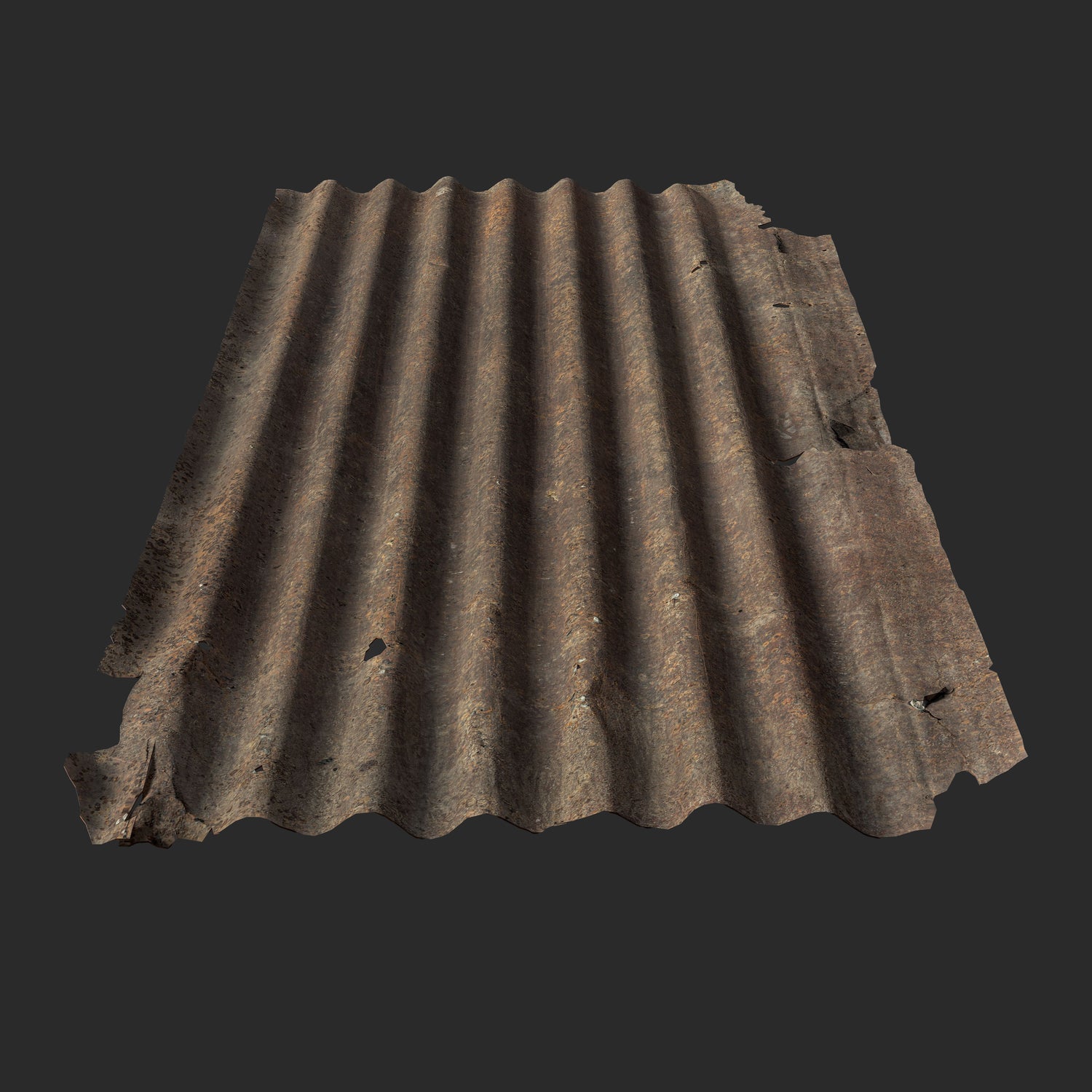 3D Corrugated Metal Sheet