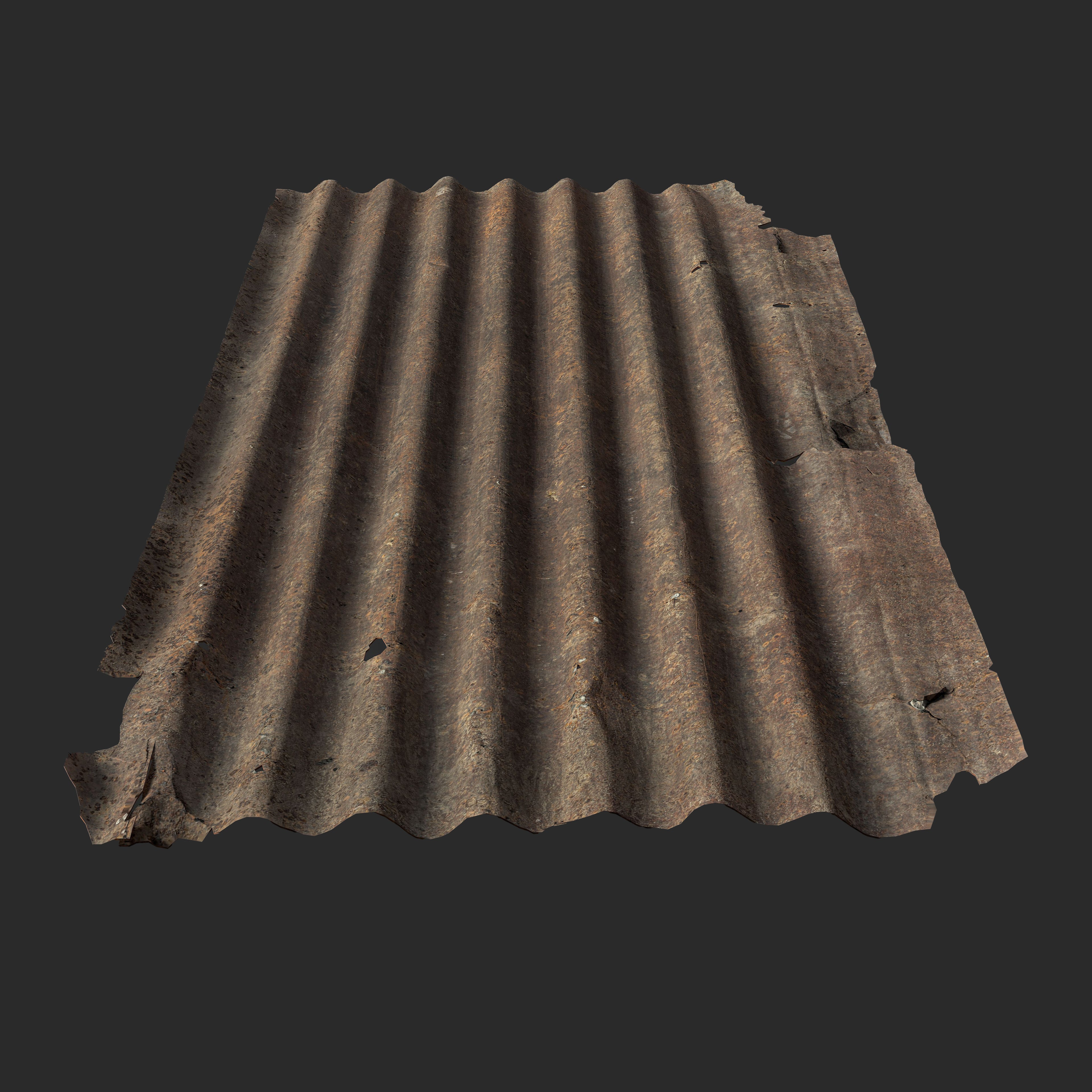 3D Corrugated Metal Sheet