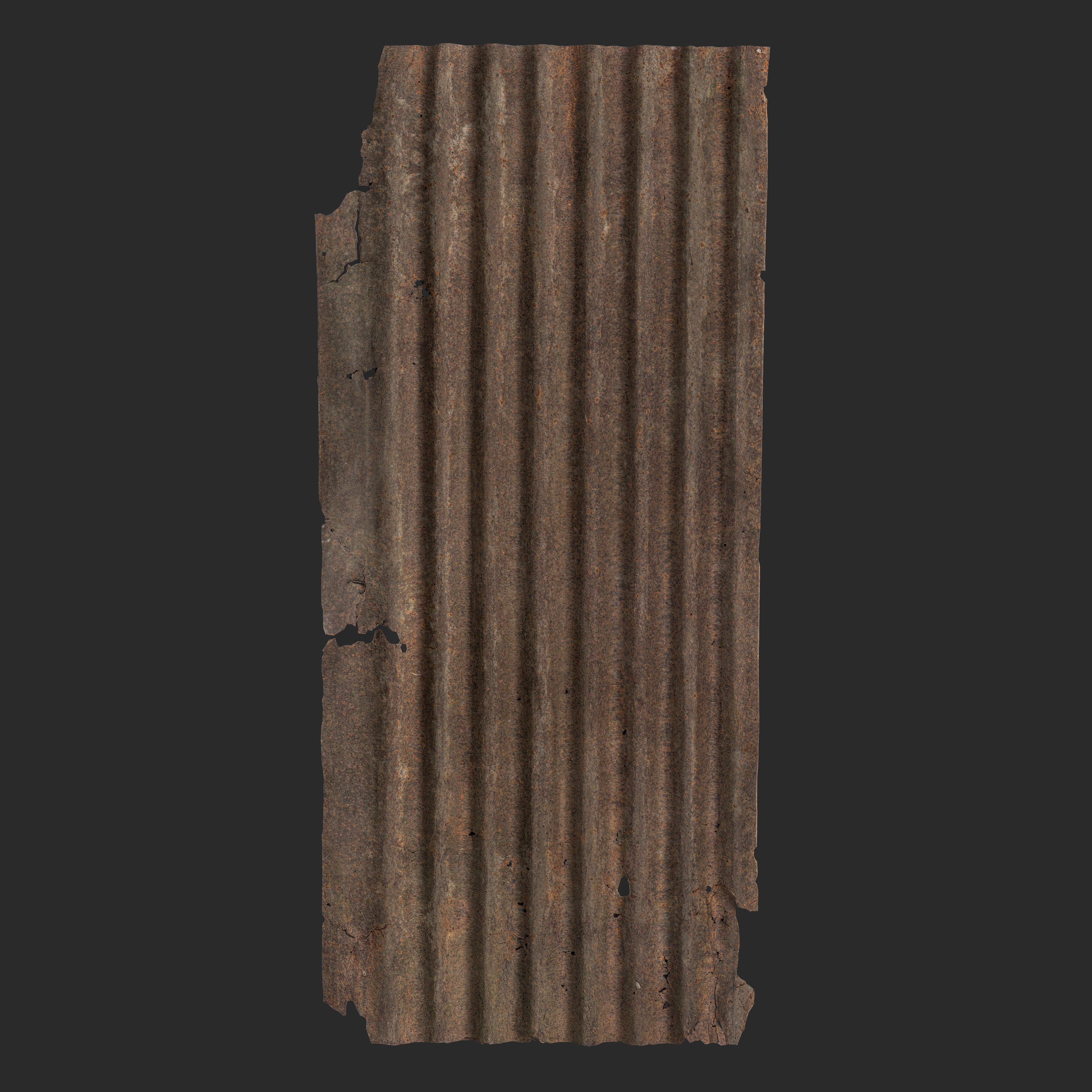 3D Corrugated Metal Sheet