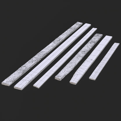 3D Weathered Wooden Planks Set