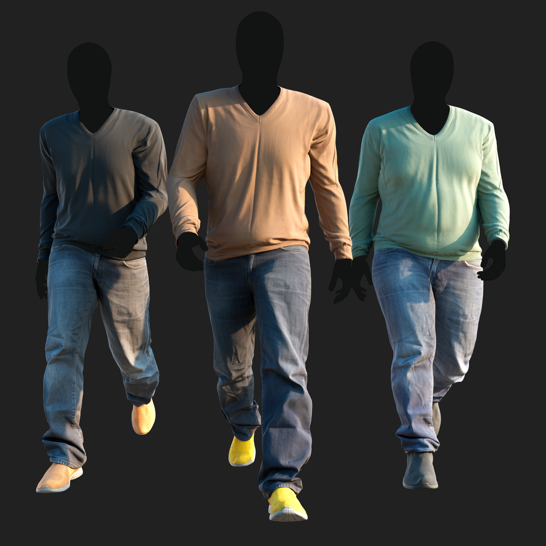 Realistic 3D Clothing Men&