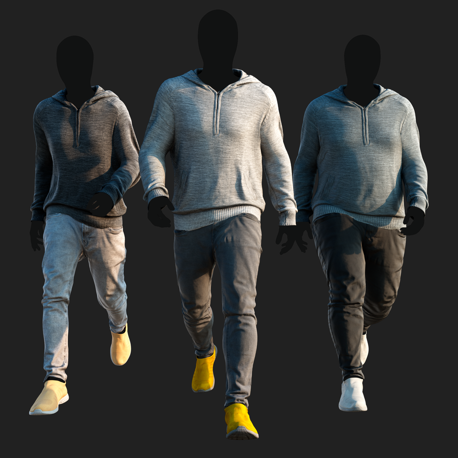 3D Hoodie Models | VR4D